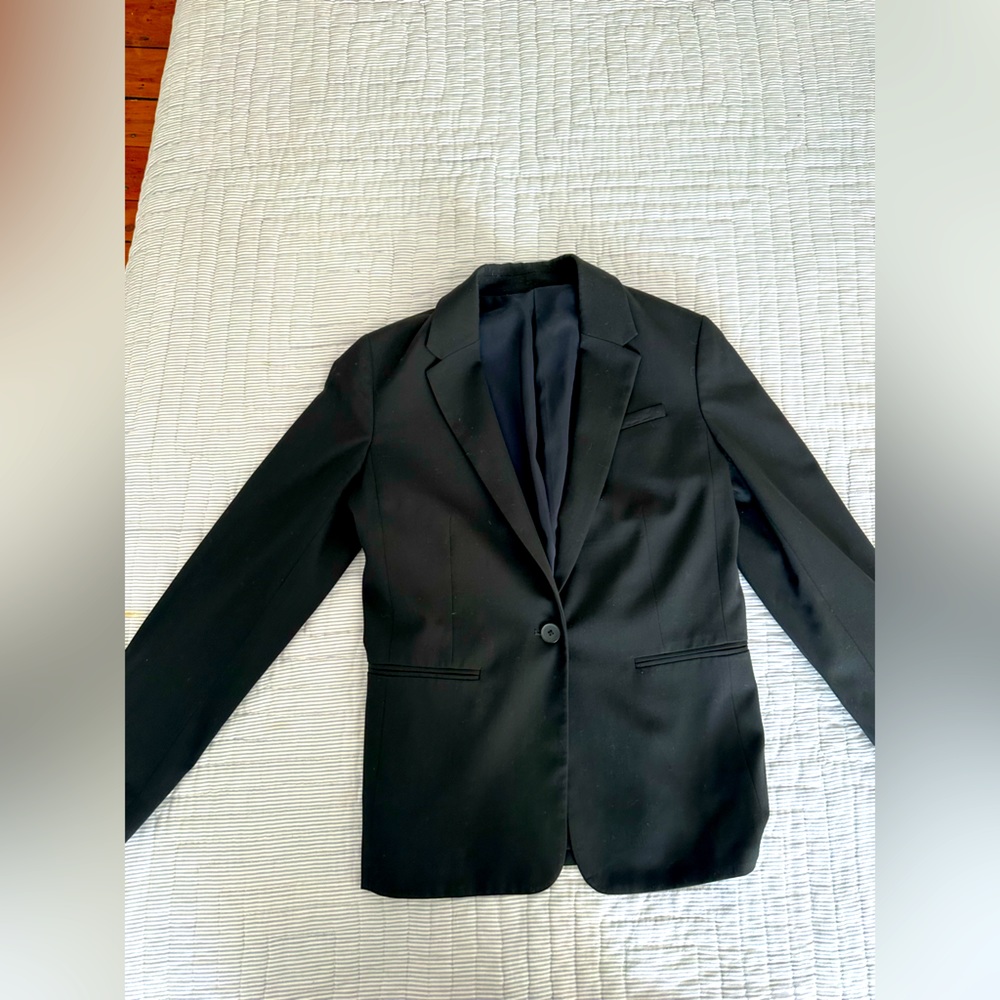 Everlane Black Wool Blazer, size 4
